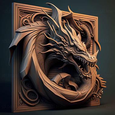 3D model Draconus Cult of the Wyrm game (STL)